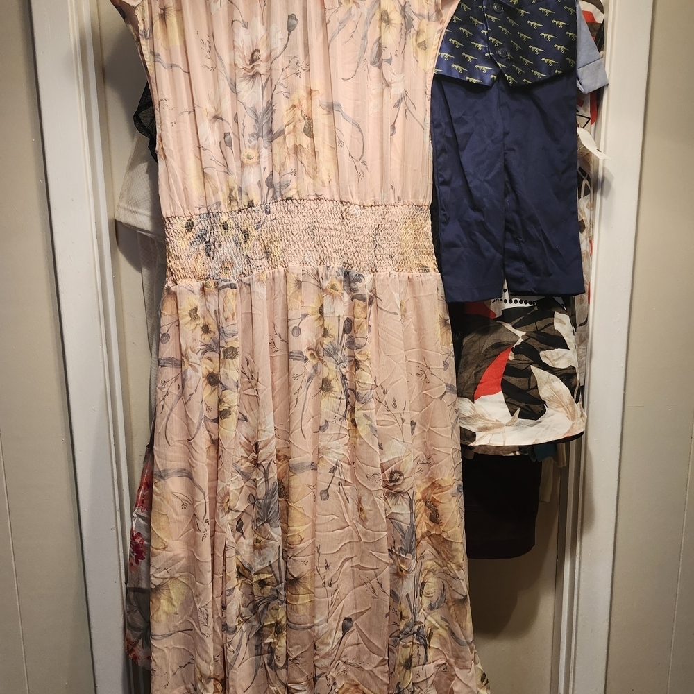 H&M Floral Pink Dress